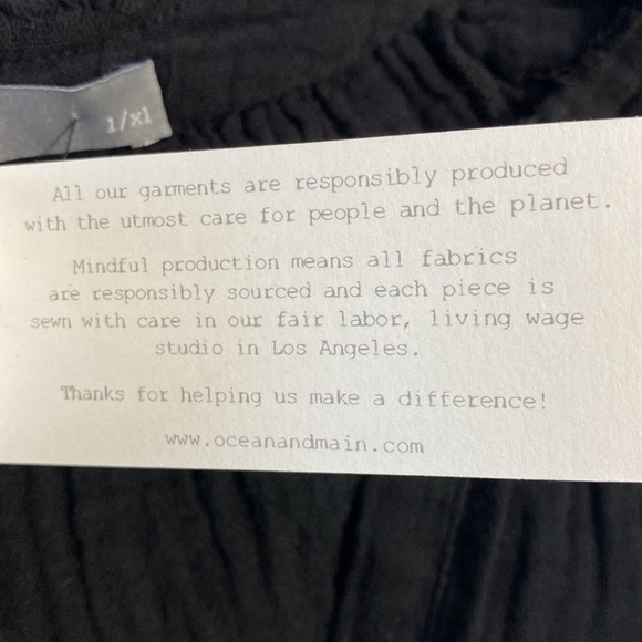 Ocean+Main Los Angeles 100% Cotton Gauze Kaftan Size L/XL Pit 21 - Picture 15 of 17